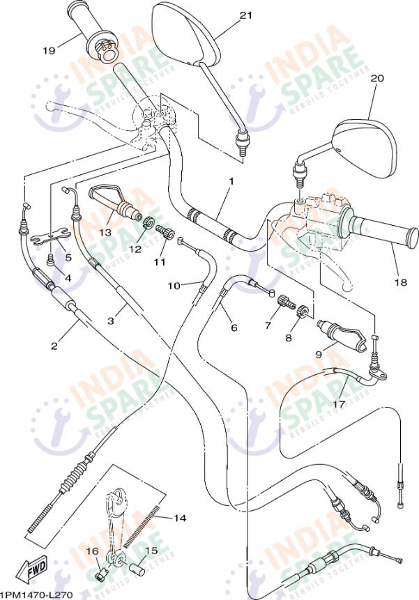 STEERING HANDLE & CABLE